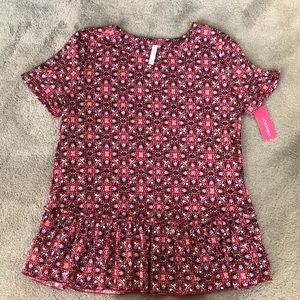 XHILARATION PEPLUM TOP medium